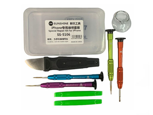 KIT DESTORNILLADORES SS-5106 PARA iPHONE 7 (4 pcs)