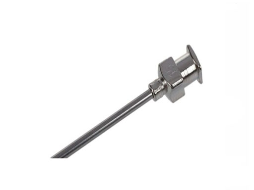 Aguja metalica para jeringa de flux o estaño