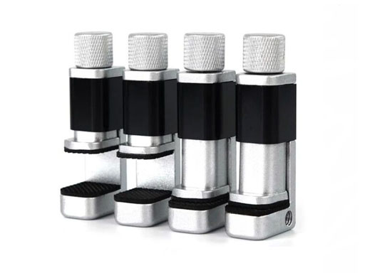 SET 4 PRENSAS ALUMINIO - SUJETADORES DE PANTALLAS - RL008A