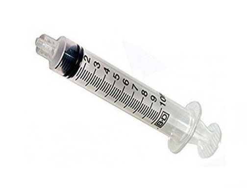 Jeringa plastica 10ml para dosificar