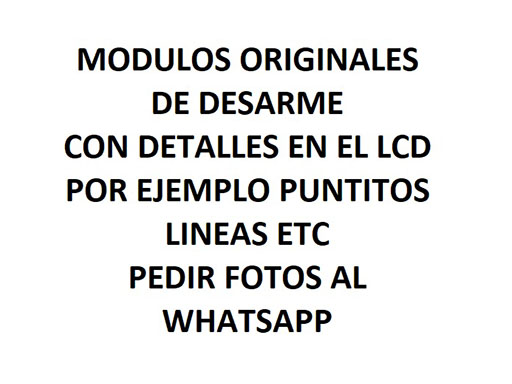 Modulo Motorola Moto G31 XT2173 CLASE C ORIGINAL C/Marco