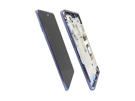 Modulo Motorola Moto G200 XT2175 Azul c/Marco ORIGINAL