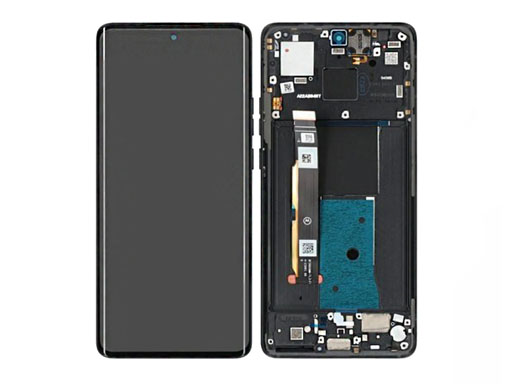 Modulo Motorola Moto EDGE 40 Xt2303 CLASE A Negro ORIGINAL c/Marco