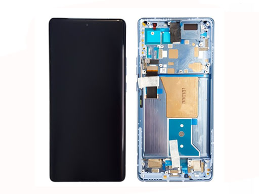 Modulo Motorola Moto EDGE 40 Pro XT2301 CLASE B Celeste ORIGINAL c/Marco