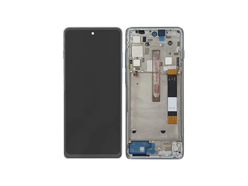 Modulo Motorola Moto G200 XT2175 Celeste CLASE A c/Marco ORIGINAL