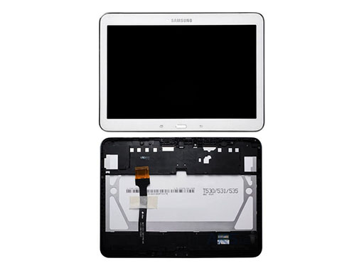 Modulo Tablet 10.1" Samsung Tab 4 T530 T531 T535 con Marco + Home Original