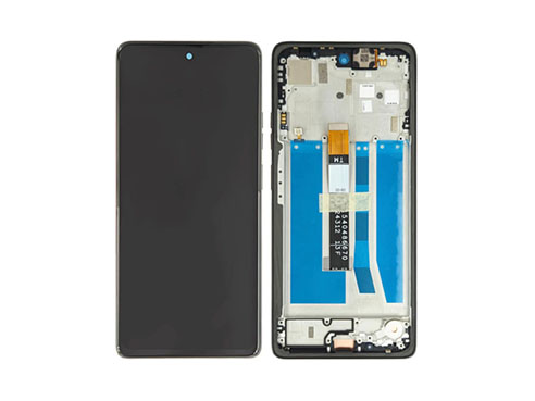 Modulo Motorola Moto G75 5G XT2437 Gris C/Marco ORIGINAL