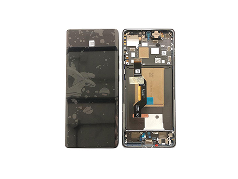 Modulo Motorola Moto EDGE 50 XT2407 Gris C/Marco ORIGINAL