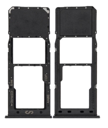 Bandeja Porta SIM Samsung A12 Negro