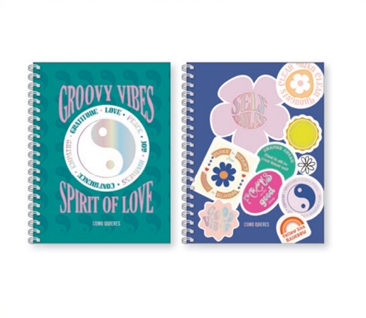 CUADERNO C/ESPIRAL *MOOVING* T/D A4 120H RAYADO COMO QUIERES *COLECCION 202