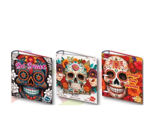 CARPETA ESCOLAR 3X40 INK DROP - CALAVERAS