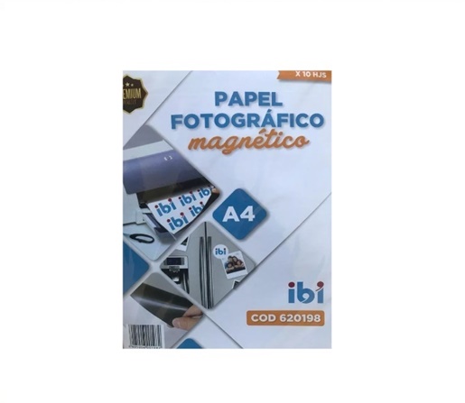 PAPEL FOTOGRAFICO IBICO A4 MAGNETICO 10H