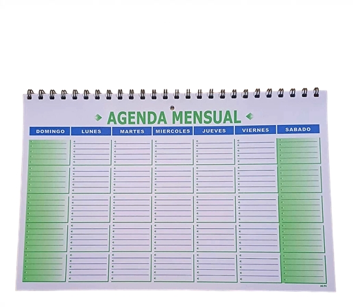 ALMANAQUE C/ESPIRAL G.SOLER 2025 MENSUAL (AGENDA) 34X22 APAISADO