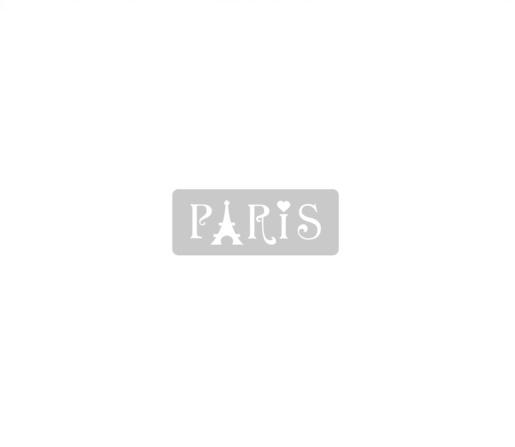 STENCIL EQ ARTE 4.5X17CM - 310 PARIS