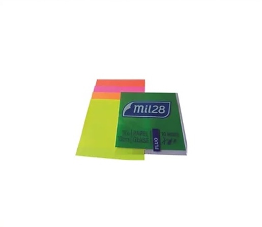 PAPEL GLASE MIL28 FLUO X5H