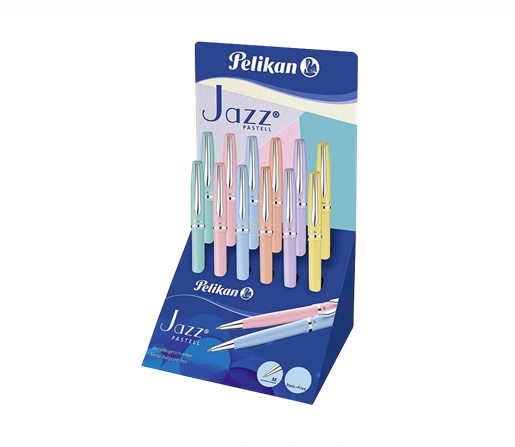 BOLIGRAFO PELIKAN JAZZ PASTEL + GIFT BOX EXH X12