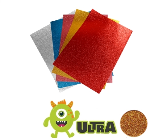 GOMA EVA GLITTER ULTRA 40X60 1.7MM ORO