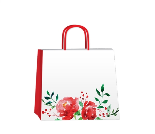 BOLSA PANAPACK 32X30 FLORES ACUARELAS