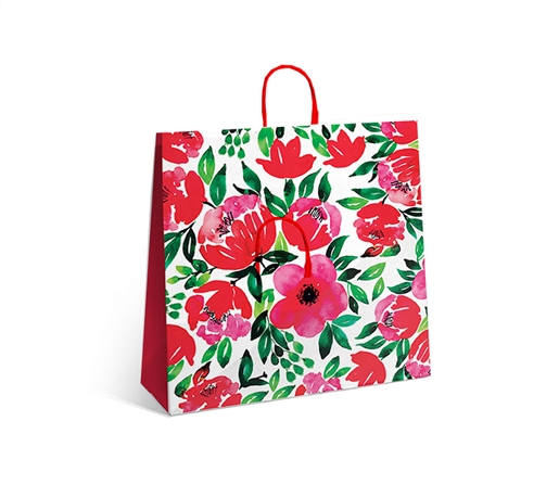 BOLSA PANAPACK 36X39 FLORES ACUARELAS