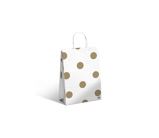 BOLSA PANAPACK 14X20 GOLDEN DOTS