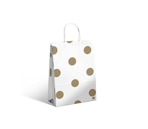 BOLSA PANAPACK 22X30 GOLDEN DOTS