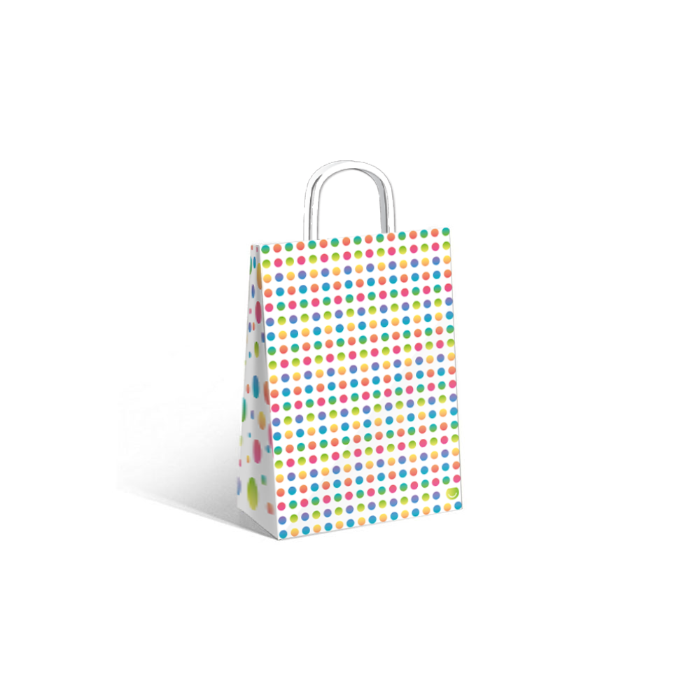 BOLSA PANAPACK 14X20 COLOUR DOTS