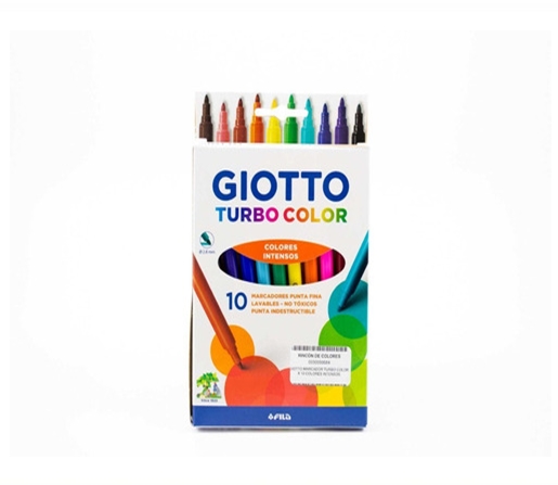 Tizas Colores GIOTTO Robercolor Caja x10 Barras