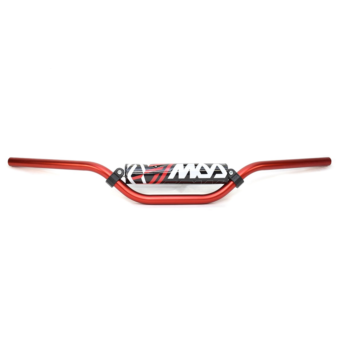 MANUBRIO 8013 ALUM. UNIVERSAL C/PAD HONDA BROS / YAMAHA XTZ ALTO ROJO MDA [MDA067]