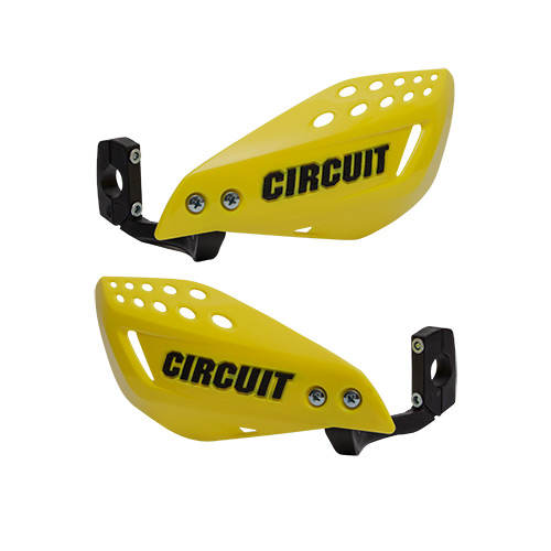 CUBRE MANO VECTOR AMARILLO/NEGRO (JGO) CIRCUIT [CIR138]