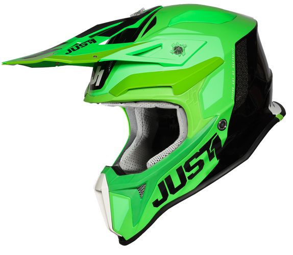 CASCO JUST1 J18 PULSAR FLUO GREEN/TITANIUM/BLACK L [J18007]