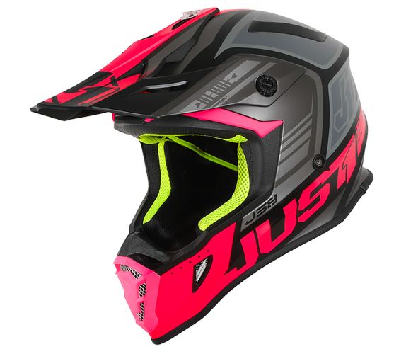 CASCO JUST1 J38 BLADE FLUO FUCSIA/BLACK XL