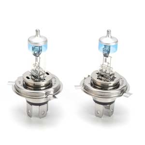 LAMPARA H4 XENON BLUE CLEAR 12V 60/55W PT43 (JGO) WEGA