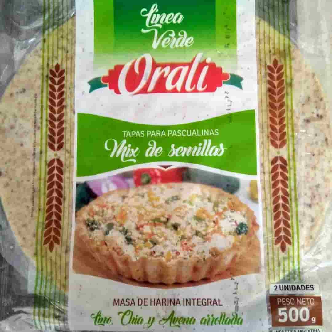 TAPAS PARA PASCUALINA C/MIX DE SEMILLAS X2U ORALI