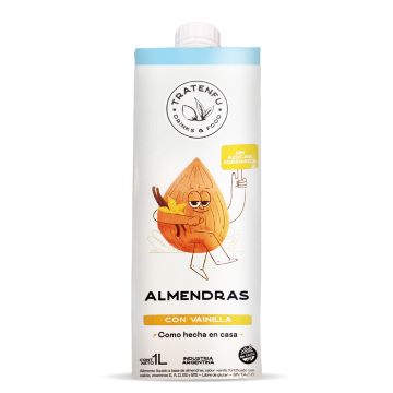 LECHE ALMENDRA VAINILLA SIN AZUCAR X1LT TRATENFU