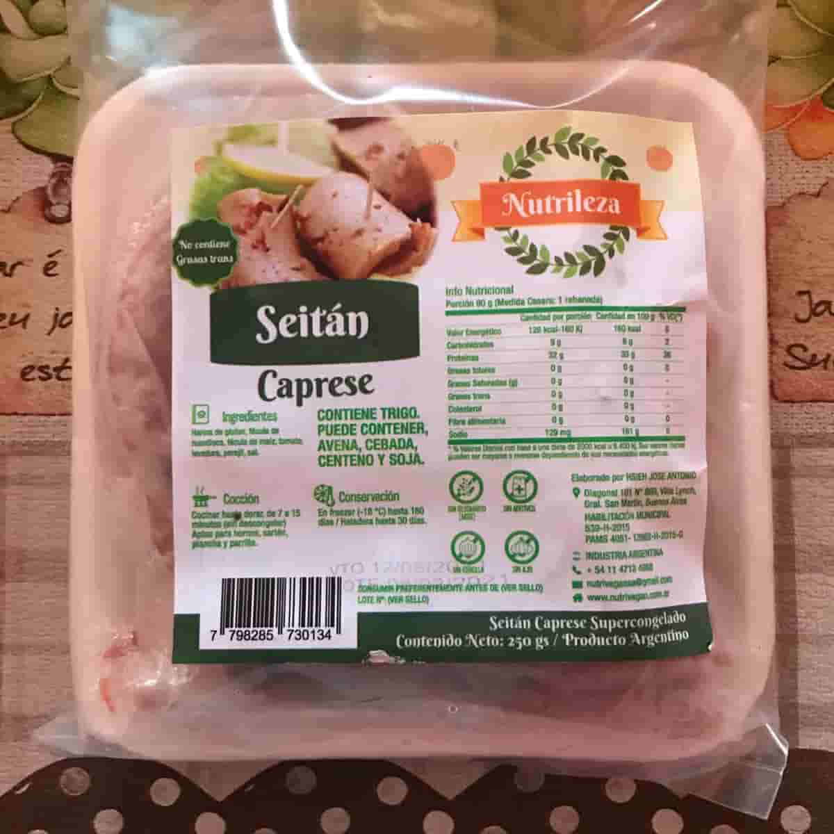 SEITAN CAPRESE X250GR NUTRILEZA