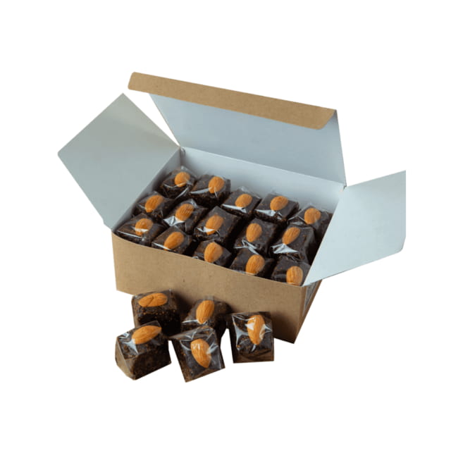 BOCADITO DE DAMASCO CON ALMENDRA X40 UNID LOS CAROLINOS