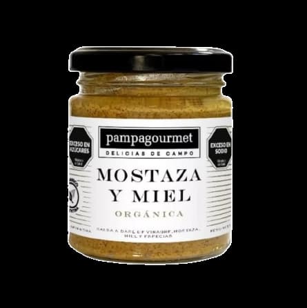 SALSA DE MOSTAZA Y MIEL ORGANICO X280GR PAMPAGOURMET