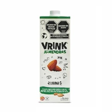 LECHE DE ALMENDRAS S/AZÚCAR (LIVIANA) X1LT VRINK