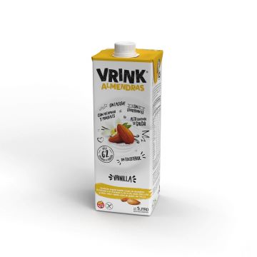 LECHE DE ALMENDRAS VAINILLA S/AZUCAR X1LT VRINK