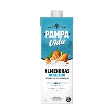 BEBIDA A BASE DE ALMENDRAS ORIGINAL X1LT PAMPA VIDA
