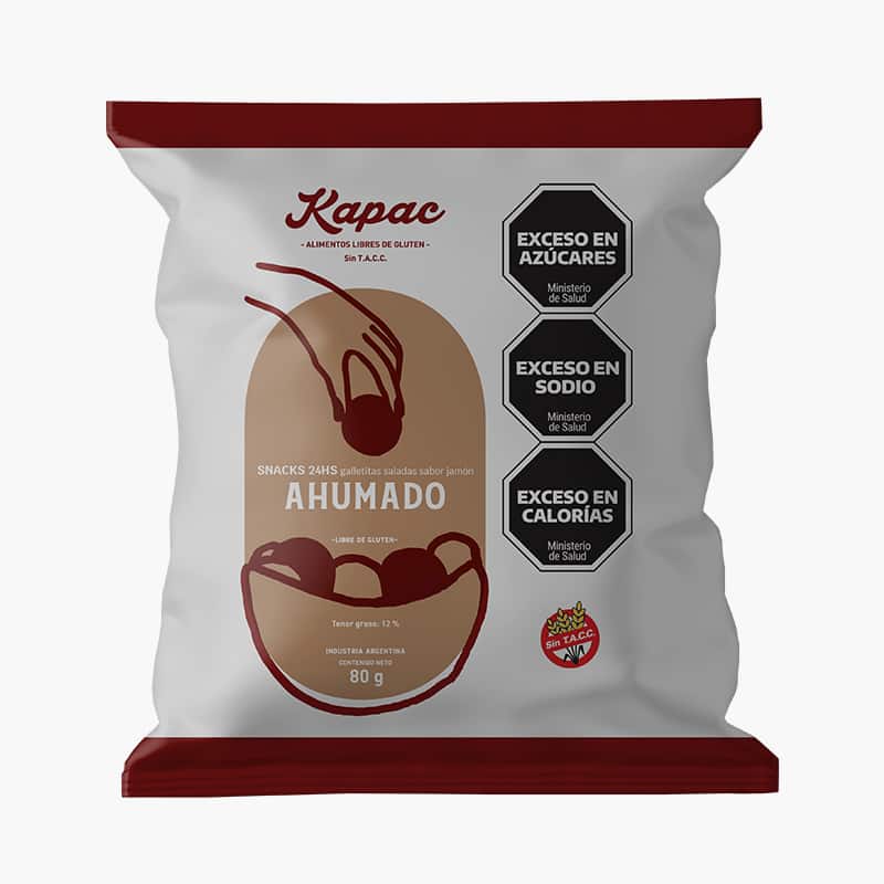SNACK DE JAMON AHUMADO X80GR KAPAC