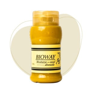 MOSTAZA CON MIEL AHUMADA FRASCO 220GR BIOWAY