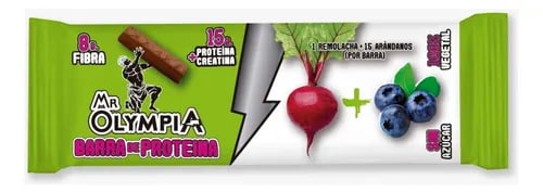 BARRA DE PROTEINA (REMOLACHA Y ARANDANOS) X 14U MR OLYMPIA