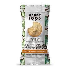 GALLETAS CON COCO SIN AZUCAR 12U X44GR HAPPY FOOD