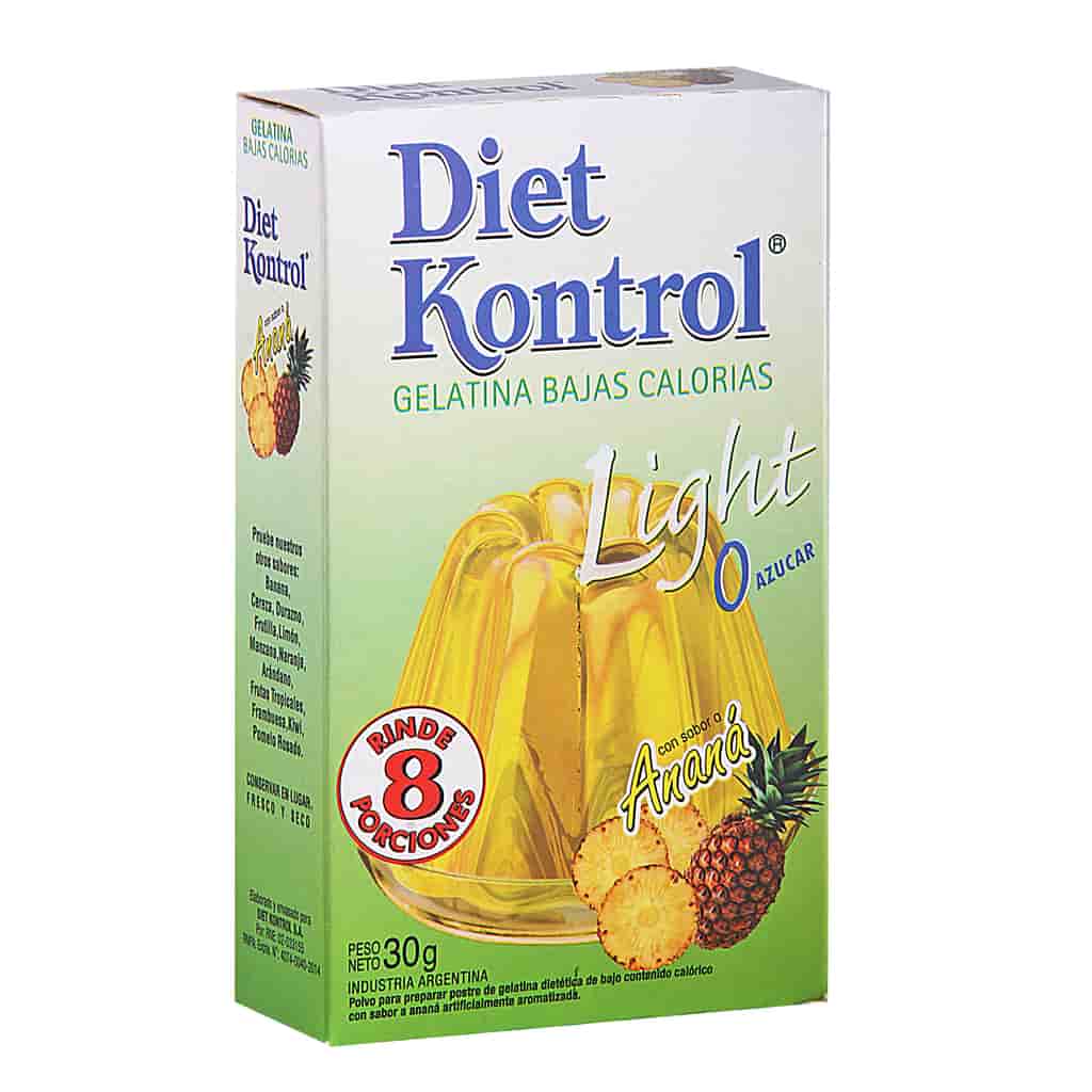 GELATINA LIGHT ANANA X1KG DIET KONTROL