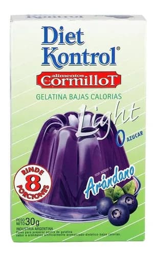 GELATINA LIGHT ARANDANO X1KG DIET KONTROL