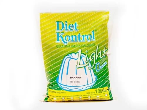 GELATINA LIGTH BANANA X1KG DIET KONTROL