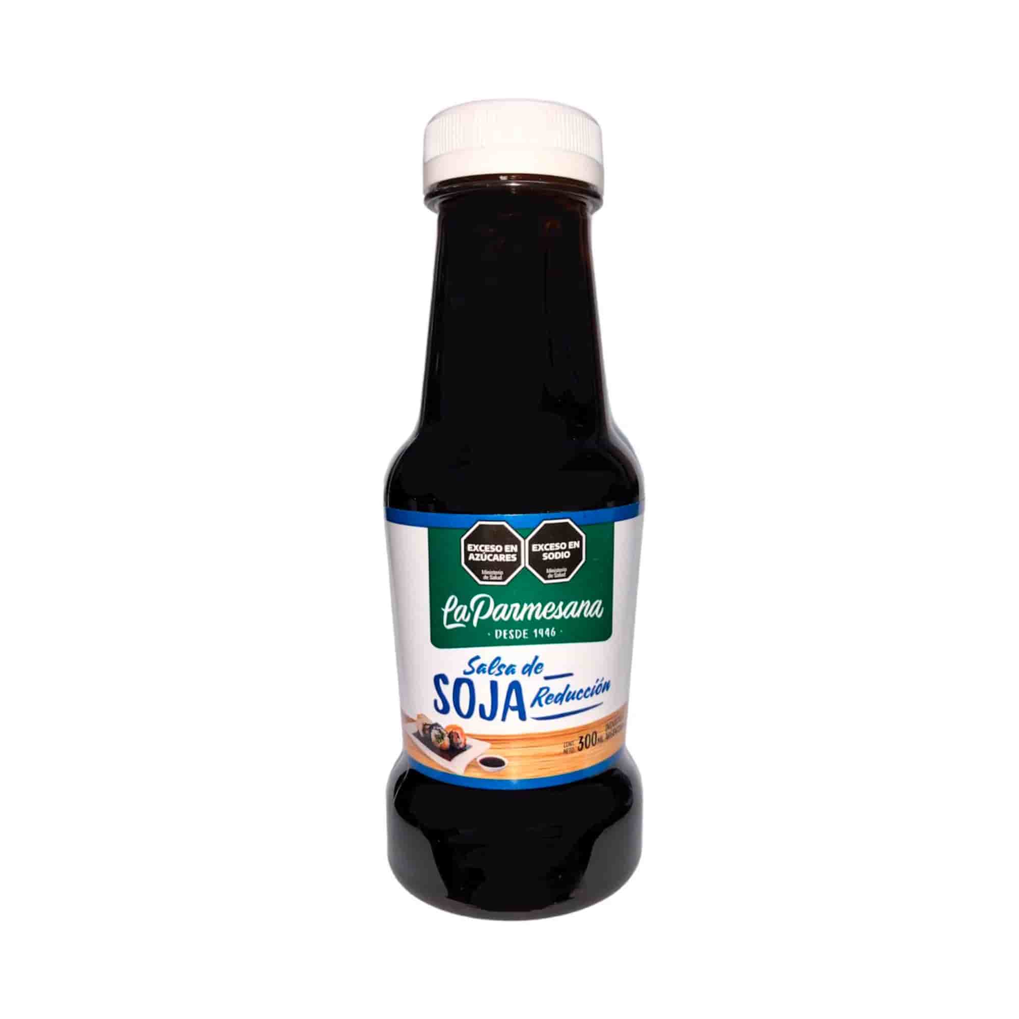SALSA DE SOJA REDUCIDA 70% SODIO X300ML LA PARMESANA
