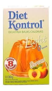 GELATINA LIGHT DURAZNO X1KG DIET KONTROL