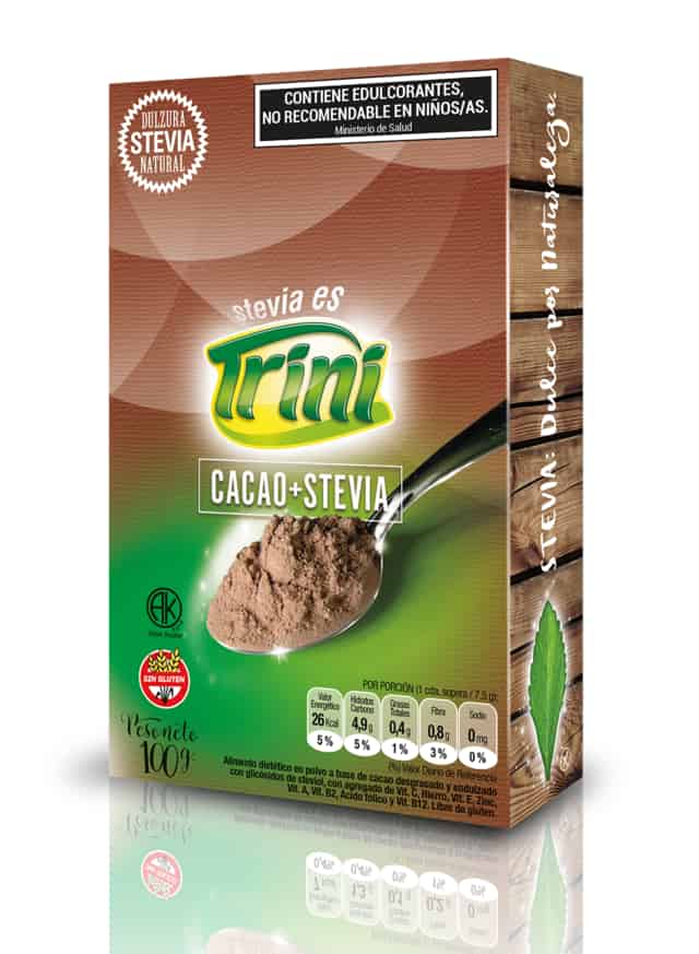 CACAO CON STEVIA TRINI X100G